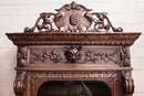 Hunt style Cabinet in Oak, France 19th century