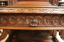 Breton style Cabinet in Oak, France 19th century