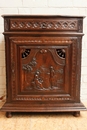 Breton style Cabinet in Oak, France 1900