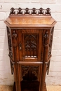 Gothic style Cabinet in Oak, France 19th century