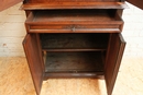 Gothic style Cabinet in Oak, France 19th century