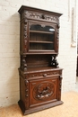 Hunt style Cabinet in Oak, France 19th century