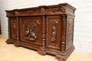 Hunt style Sideboard in Oak, France 19th century