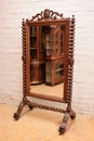 Hunt style Mirror in Oak, France 19th century