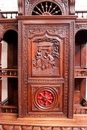 Breton style Cabinet in Oak, France 19th century