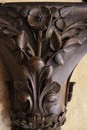 Renaissance style Console in Oak, France 19th century