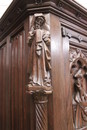 Gothic style Cabinet in Oak, France 19th century