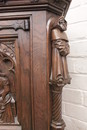 Gothic style Cabinet in Oak, France 19th century