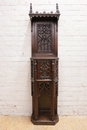 Gothic style Cabinet in Oak, France 19th century