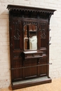 Gothic style Hall tree  in Oak, France 19th century