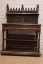 Gothic style Server in Oak, France 19th century