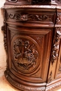 Hunt style Cabinet in Oak, France 19th century