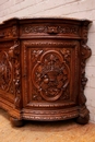 Hunt style Cabinet in Oak, France 19th century