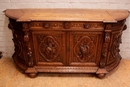 Hunt style Cabinet in Oak, France 19th century