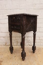 Oak hunt night stand