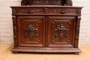 Hunt style Server in Oak, France 19th century