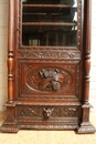 Hunt style Bookcase in Oak, France 19th century