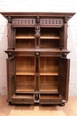 Renaissance style Cabinet in Oak, Belgium 19th century