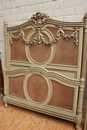 Louis XVI style Bed in paint wood, France 19th century