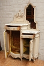 Louis XV style Display cabinet in paint wood, France 19th century