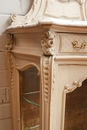 Louis XV style Display cabinet in paint wood, France 19th century