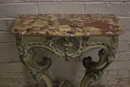 Louis XV style Console in paint wood, France 19th century