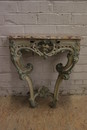 Louis XV style Console in paint wood, France 19th century