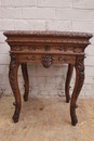 Louis XV/hunt style style End tables in Oak, France 19th century