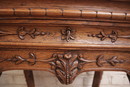 Louis XV/hunt style style End tables in Oak, France 19th century