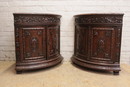 Hunt style Cabinets in Oak, France 19th century