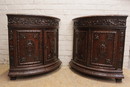 Hunt style Cabinets in Oak, France 19th century