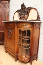 Louis XV style Cabinet in Walnut, Belgium 1900