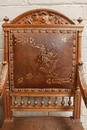 Renaissance style Seats in Walnut, France 19th century