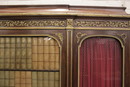 Louis XVI style Bookcase in mahogany and bronze, France 19th century