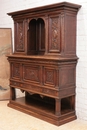 Henri II style Cabinet in Walnut, France 19th century