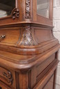 Louis XV style Display cabinet in Walnut, France 19th century