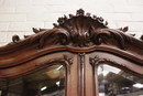 Louis XV style Display cabinet in Walnut, France 19th century