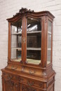 Louis XV style Display cabinet in Walnut, France 19th century