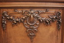 Regency style Cabinet in Walnut, France 1900