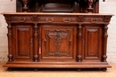 Renaissance style Cabinet in Oak, France 19th century