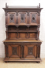 quality renaissance cabinet in walnut