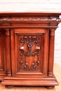 Renaissance style Desk in Walnut, France 19th century