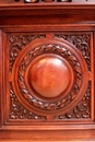 Renaissance style Desk in Walnut, France 19th century