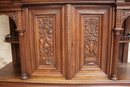 Renaissance style Cabinet in Walnut, France 19th century