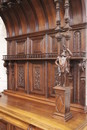 Renaissance style Cabinet in Walnut, France 19th century