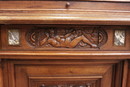 Renaissance style Cabinet in Walnut, France 19th century