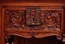 Renaissance style Credenza in Walnut, France 19th century