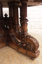 Renaissance style Table in Walnut, France 19th century