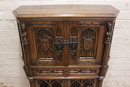 Gothic style Cabinet in Walnut, France 19th century