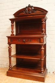 Quality walnut Henri II server